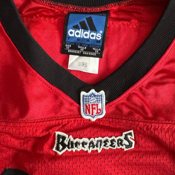 Vintage Authentic 1999 Adidas Trent Dilfer NFL Tampa Bay Buccaneers Jersey Sz 50 - Picture 4 of 10
